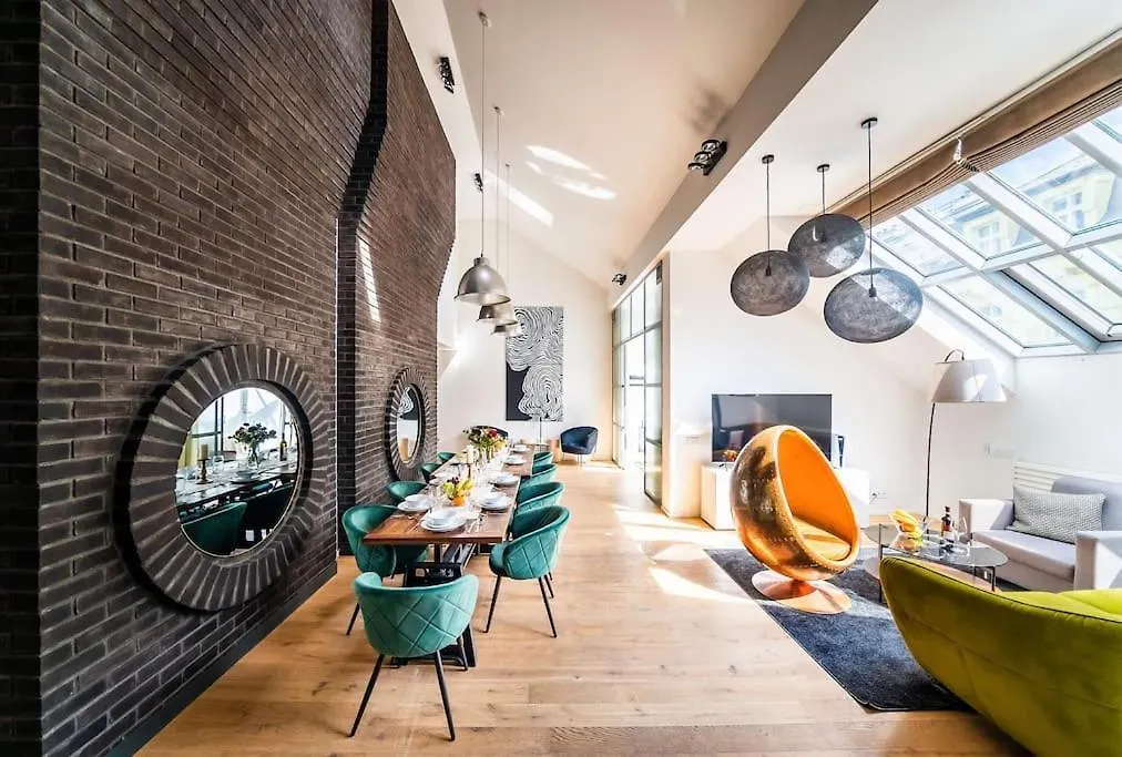 公寓 布拉格5Br+2Bath Old Town Industrial Penthouse, A/C公寓