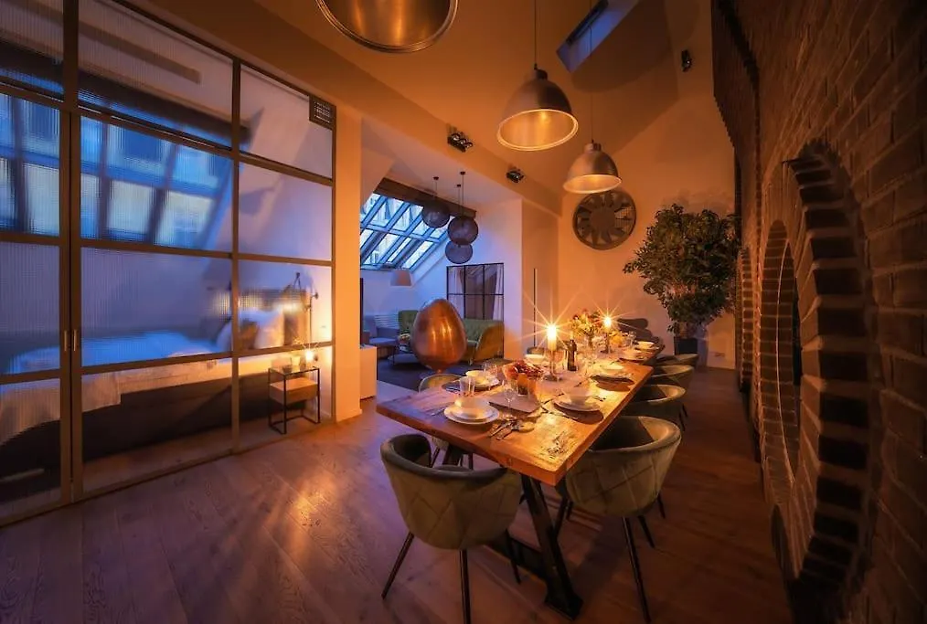 布拉格5Br+2Bath Old Town Industrial Penthouse, A/C公寓 布拉格