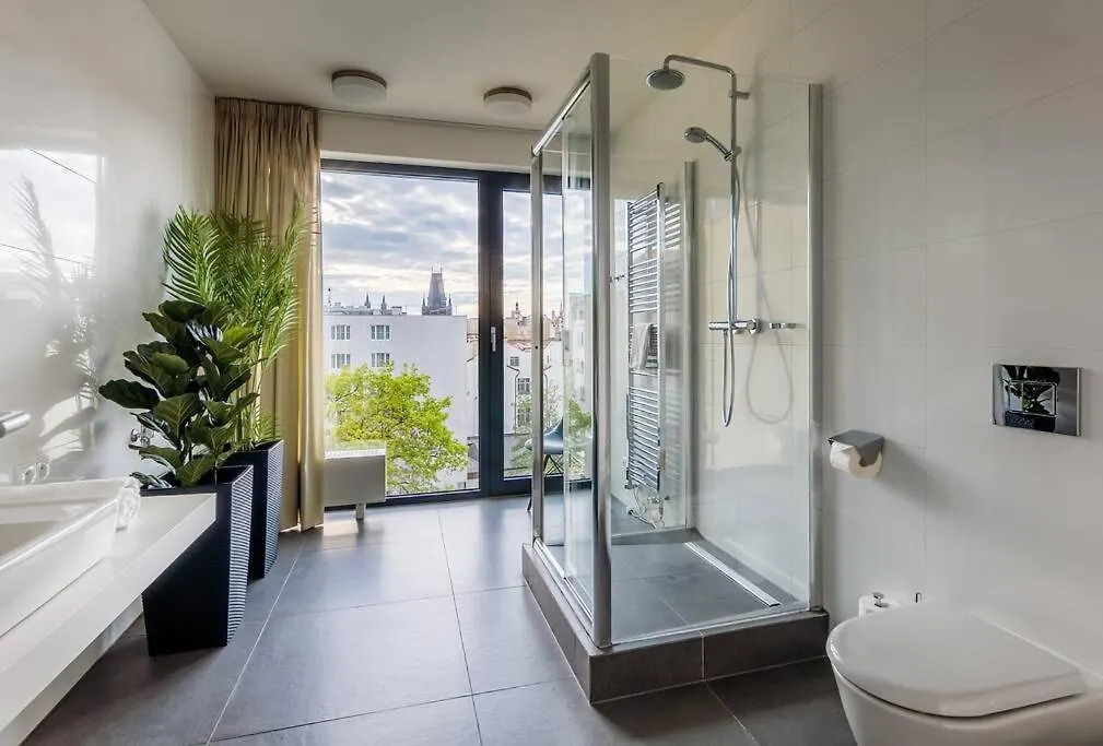 布拉格5Br+2Bath Old Town Industrial Penthouse, A/C公寓