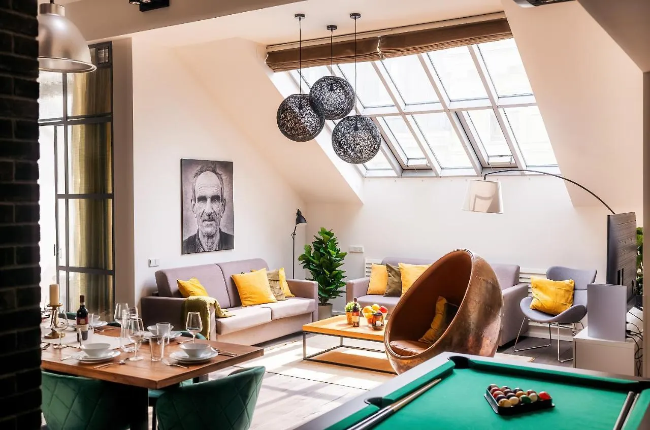 布拉格5Br+2Bath Old Town Industrial Penthouse, A/C公寓 0*, 布拉格 捷克